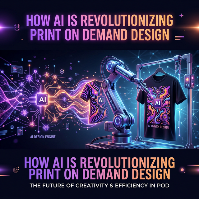 How AI Is Revolutionizing Print on Demand Design in 2026