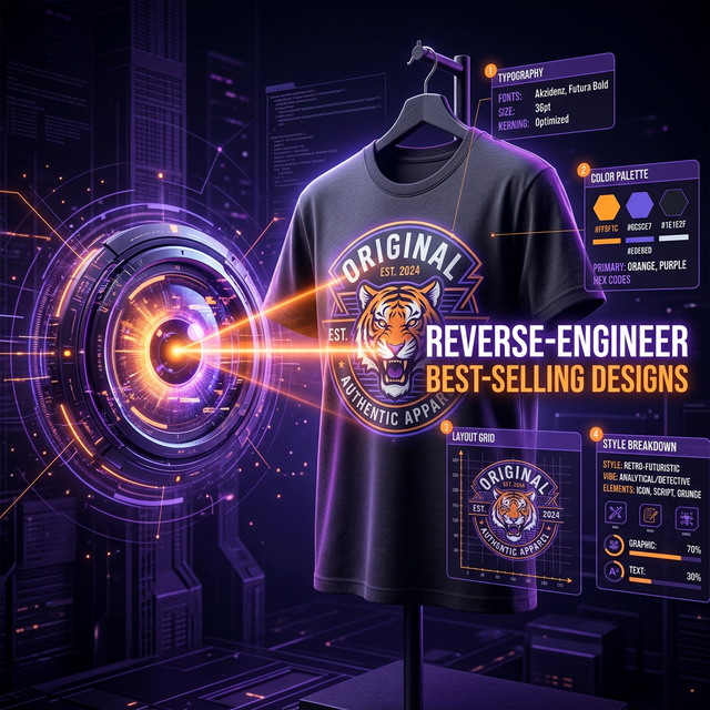 How to Reverse-Engineer Best-Selling Amazon Merch Designs with AI